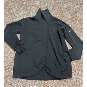 NIKE DRI-FIT Women's Sweatshirt Turtleneck Maternity Nursing Size Small
